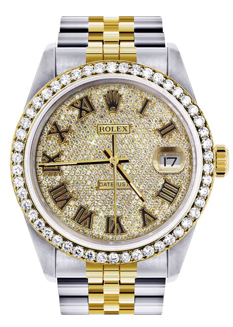 rolex gold tragend|Rolex gold diamond watch.